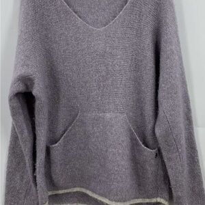 prAna Women's Shine On Heathered Dolman Sleeve Kangaroo Pocket Sweater Size XS
